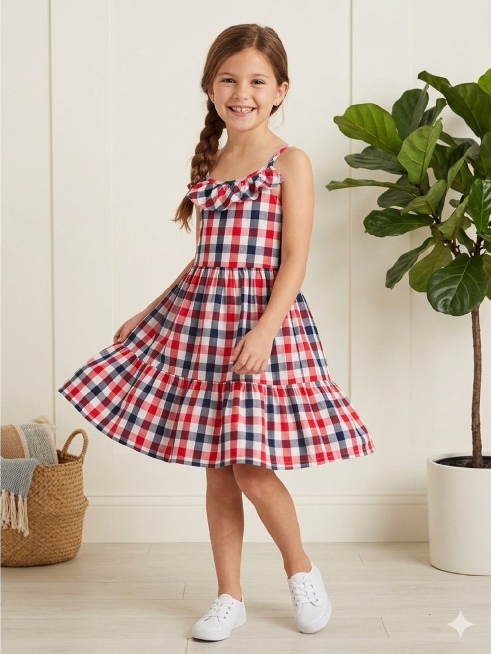 Tommy Bahama Red White Blue Sundress Like New, Toddler Sz 4T